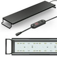 thumbnail image 2 of LED Aquarium Light, 24/7 Full Spectrum 18W Fish Tank Light with Extendable Bracket, Adjustable Brightness, Timer, External Controller for Planted Tanks, 2 of 7