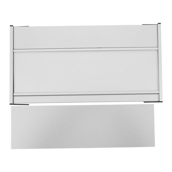 Masteelf Name Plate Blank Aluminum Alloy Slot Pull-Out Replaceable Door Name Plate For Office Wall Signs Apartment Accessories Metal Name Plate