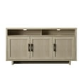 thumbnail image 6 of Twin Star Home TV Stand with Fabric Doors for TVs up to 60", Bishop Oak, 6 of 7