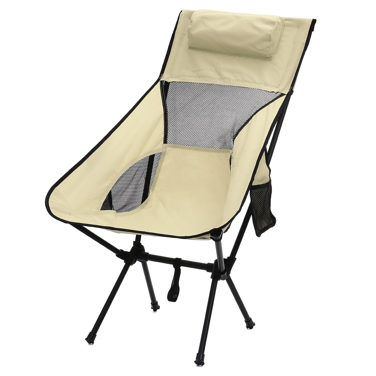 1xFolding Camping Chair Festival Garden Foldable Fold Up Seat Deck Fishing Stool 