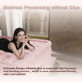 thumbnail image 5 of 22'Luxury Air Mattress with Built in Pump, Mother's Day Gift,Puncture Resistant Portable Inflatable Mattress,Ideal for single person or guests air bed(Queen,Pink), 5 of 11