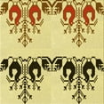 thumbnail image 1 of Ahgly Company Indoor Square Patterned Dark Bisque Brown Area Rugs, 7' Square, 1 of 6