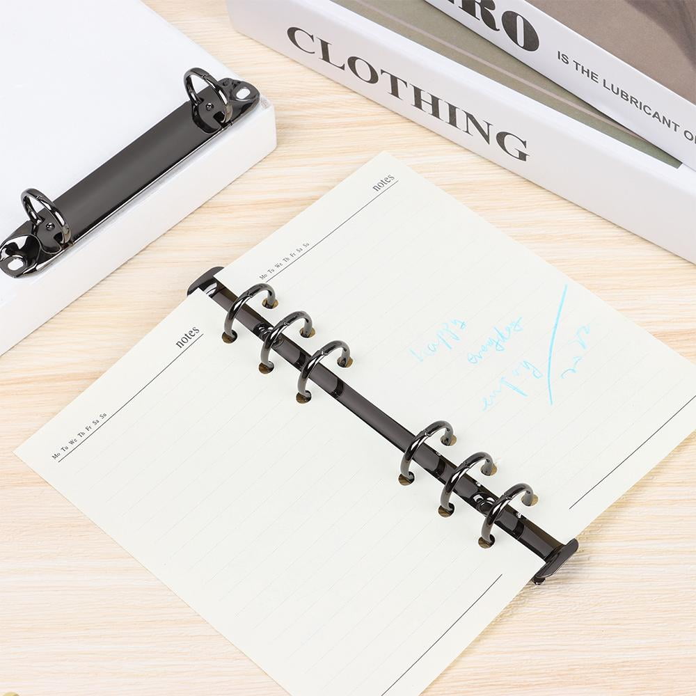 A6/A7 Ring Binder File Pocket PVC Notebook Cover Note Paper Storage Binder  DIY | eBay