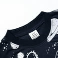 thumbnail image 5 of UngA Boys Toddler Summer Clothes 2T 3T 4T 5T Kids Short Sleeve T-shirt Elastic Shorts Set Cartoon Print 2Pcs Toddler Outfits for Boys (Navy,4-5 Years), 5 of 7