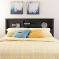 thumbnail image 2 of Wright Home Modern Full/Queen Wood Bookcase Headboard in Black, 2 of 4