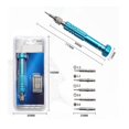 thumbnail image 2 of un Ensemble De 5 En 1 Jeu De Tournevis Multi-fonction Tlphone Portable Montre Outil De Dmontage Lunettes Tournevis, 2 of 5