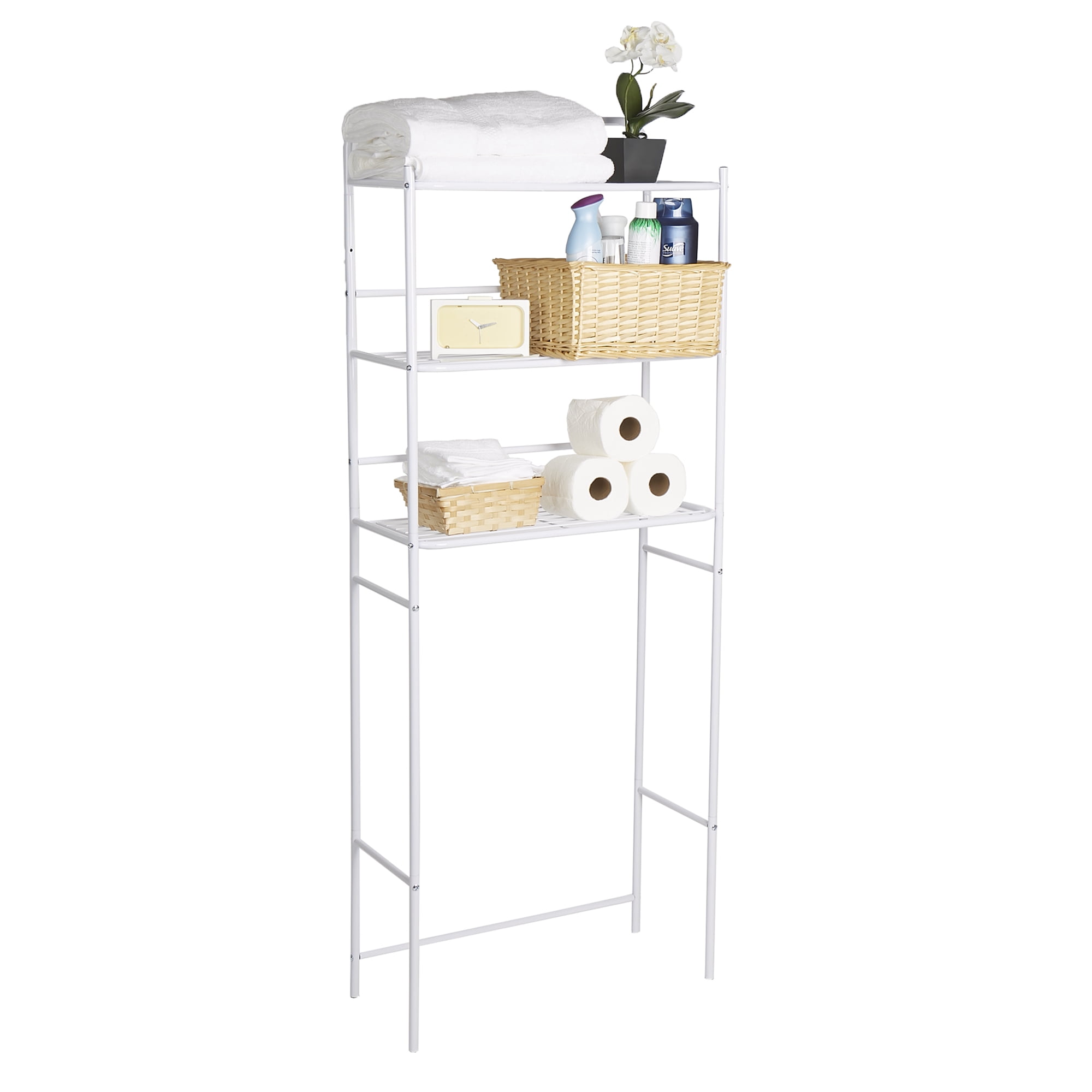 Mind Reader 3 Tier Over the Toilet Rack, Bathroom Stand Accessory