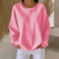 thumbnail image 2 of ABATAB Long Sleeve Tops for Women Round Neck Knit Summer T Shirts Loose Fit Comfort Tee Classic Lounge Outfits Clothing, 2 of 6
