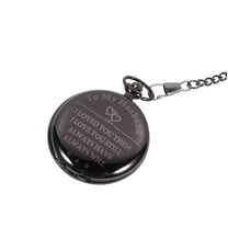 HOOWIFFY Fashion Vintage Pocket Watch Pendant with Chain Assorted Colors Practical and Stylish