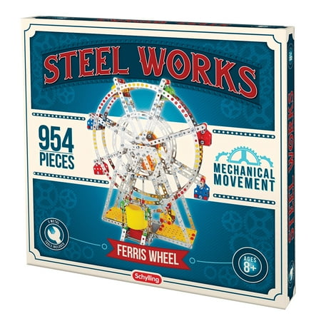 Steel Works Metal Ferris Wheel Construction Set