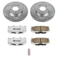 thumbnail image 3 of PowerStop Front Z26 Street Warrior Carbon-Fiber Ceramic Brake Pad and Drilled and Slotted Rotor Kit Fits: NISSAN Select Models K3100-26, 3 of 9