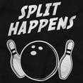 thumbnail image 2 of Split Happens Bowling League Nerd Womens Fitted Plus Size Graphic Tee Brisco Brands 2X, 2 of 5