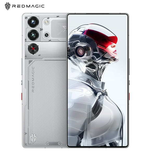 Teléfono Móvil REDMAGIC 10S Pro Smartphone Gaming Android 5G , Teléfono de Juegos de 6.85" con 144Hz, Batería de 7050mAh, 16GB+512GB, Moonlight