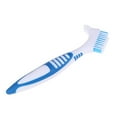 thumbnail image 2 of Double Side Denture Toothbrush Ergonomics Handle Plastic Multi Layered Bristles False Teeth Oral Care Brush for Home Use, 2 of 7