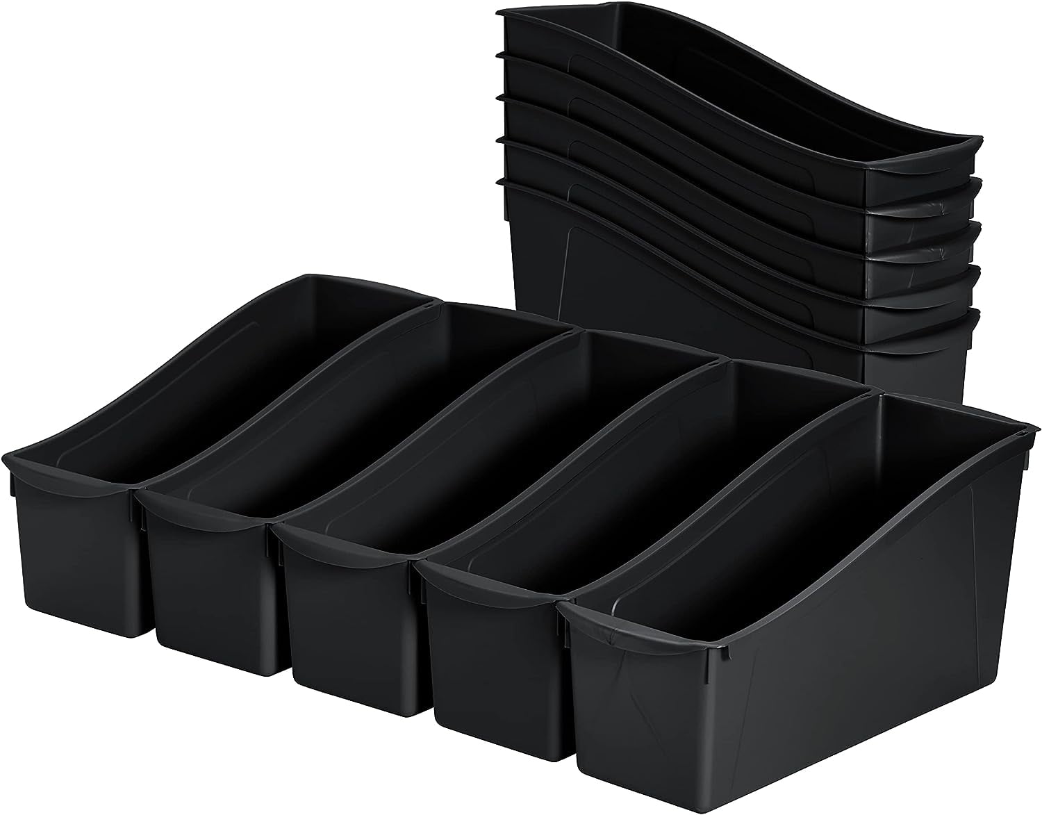 ing book bins, colorful connecting plastic storage bins for reading