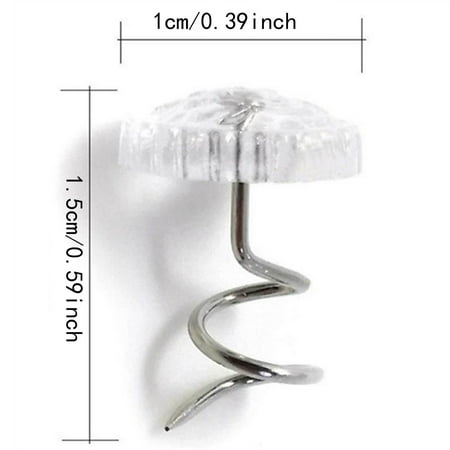 

20PC Clear Head Liner Car Roof Fabric Upholstery Screws Headliner Ceiling