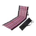 thumbnail image 3 of Silla de Playa Tipo Tumbona Asiento de Camping con Respaldo Portátil Plegable con Estructura de Aluminio Y Tela Oxford Adecuada para Piscina Y Jardín Borde negro, 3 of 8