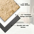thumbnail image 6 of ZENELESS Fluffy Area Rugs for Living Room,4x6 Shag Rectangular Carpets for Bedroom Light Brown, 6 of 6