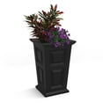 thumbnail image 2 of Wyndham 24in Tall Planter - Black, 2 of 13