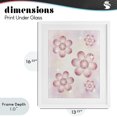 thumbnail image 4 of Stupell Industries Bohemian Disco Ball Floral Patterns White Framed Print Under Glass, 13 x 16, by Lil' Rue, 4 of 8