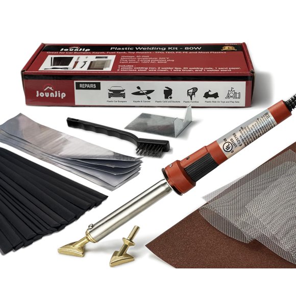 Kit de soldadura de plástico JOUNJIP 80W con certificación UL para parachoques de coche