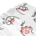 thumbnail image 5 of Polyester Fiber Shower Curtain, Cartoon Paw Graffiti Shower Curtain, Metal Buckled Eye Waterproof Shower Curtain, Can Be Washed-72x72in, 5 of 8