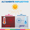 thumbnail image 5 of Impermeabilizante Aislante Térmico Pinturas Acuario Acriterm Acuaflex 10 Años 19 Litros Color Blanco, 5 of 5