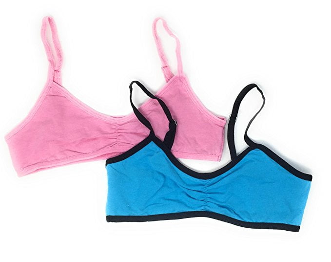 Wunder Girl Girls Adjustable Strap Training Sports Cotton Spandex Bra