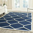 thumbnail image 2 of Safavieh Cambridge 6' X 9' Hand Tufted Wool Rug in Navy Blue and Ivory, 2 of 4