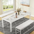 Tribesigns Dining Table for 68 Person, 78 inch Extra Long Rectangular