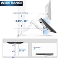 thumbnail image 6 of VIVO Single Monitor Mechanical Spring Desk Mount Fits Computer Screens up to 32", 6 of 8