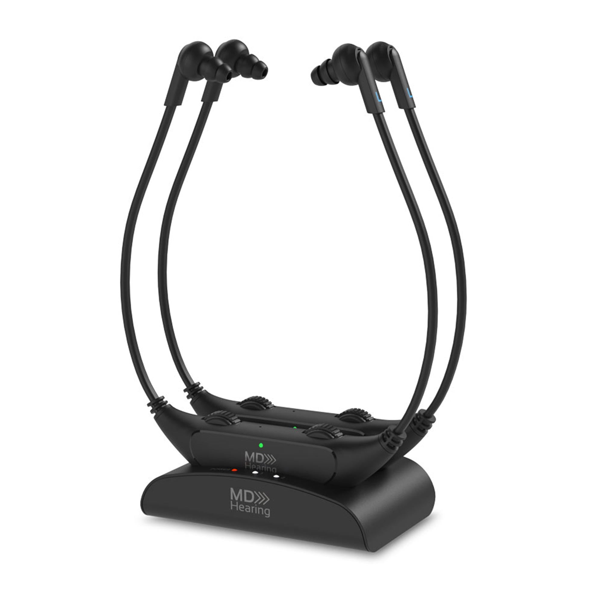 MDHearing QuietTV Headphones for TV, Rechargeable TV Headphones for