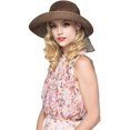 thumbnail image 3 of Women Floppy Sun Hats Fashionable Summer Wide Brim Cap BeachStraw Hat UV UPF50 Travel Packable, 3 of 6