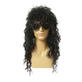 thumbnail image 1 of EZLIFE Pelucas largas y esponjosas para hombres, pelucas para disfraces de Halloween, pelucas rizadas para hombres;! мб θж T5U1, 1 of 7