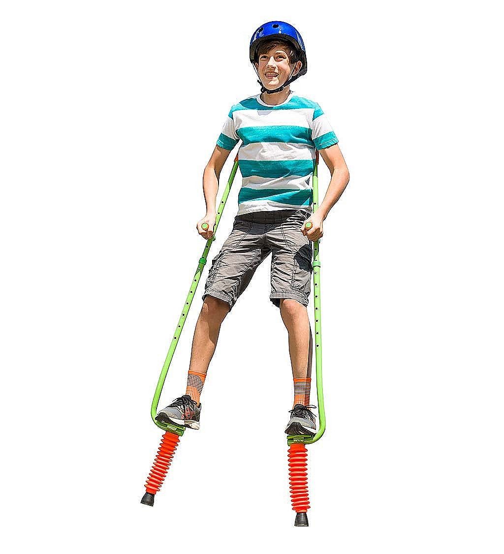 HearthSong Jump2It Adjustable Ergonomic Bouncy Pogo Stilts for Kids