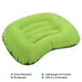 thumbnail image 3 of Unique Bargains Inflatable Pillow, Large 17 x 13' Ultralight Camping Travel Pillow, Green, 3 of 7