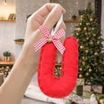 thumbnail image 4 of HomeDM 26 Letter Ornaments, Hanging Xmas Pendant for Christmas Tree Decor Xmas Alphabet Letters for Party Wreaths Home Decor (U), 4 of 5