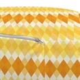 thumbnail image 3 of Argyle Pouf Cover with Zipper, Monochrome Style Retro Pattern with Rhombuses, Soft Decorative Fabric Unstuffed Case, 30" W X 17.3" L, Mustard Dark Peach, by Ambesonne, 3 of 5