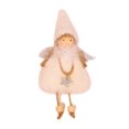 thumbnail image 1 of Matsuzay Bonitos colgantes navideños, divertidas decoraciones para árboles de Navidad, muñeca de dibujos animados, juguete colgante portátil Kits de decoración para fiestas Blanco, 1 of 6
