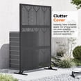 thumbnail image 4 of Modern Shade 4x6 FT Metal Privacy Screen - Geo Forest, 4 of 7