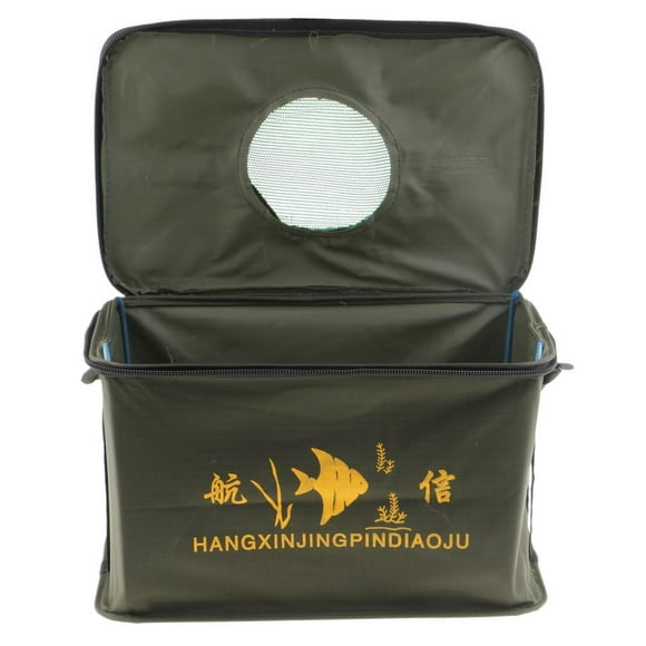 Cubo plegable para acampar, senderismo, pesca, antigrietas, antigrietas, grande S