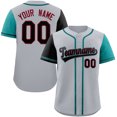 thumbnail image 1 of Custom Baseball Jersey Button Down Short Sleeve Shirts Personalized Printed Name Number for Adult/Youth Outdoor Freestyle LS, 1 of 1