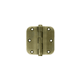 thumbnail image 2 of Deltana DSB35R55-R 3-1/2" x 3-1/2" x 5/8" Radius Hinge, Residential in Antique Brass, 2 of 2