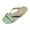 Green, variant on Agkizg Summer Wedge Sandals for Women Open Toe Thick Soles Slide Sandals Casual Slippers Beach Sandals Comfortable Shoes Beige, Size 6
