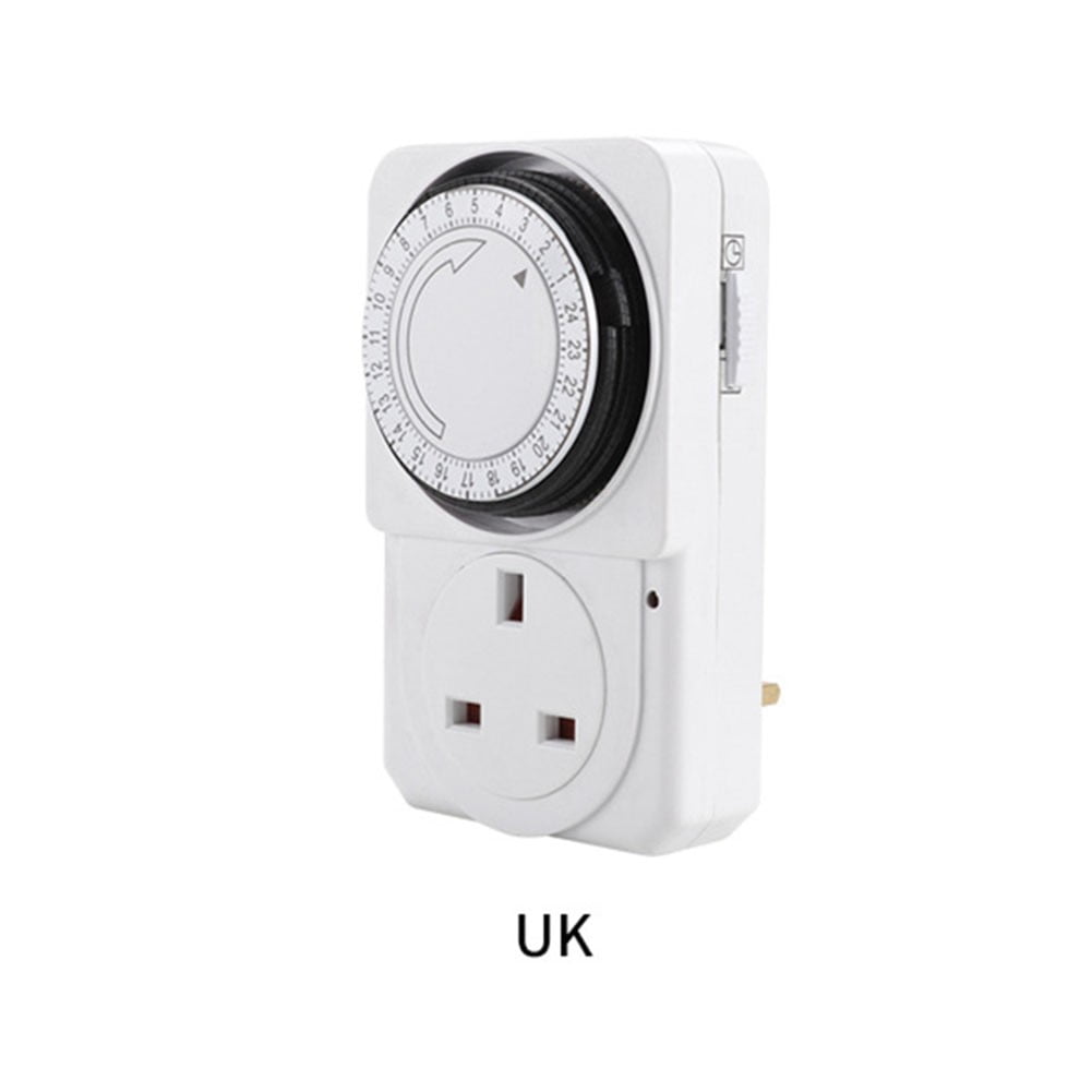 24Hour Outlet Timer Plug In Mechanical Programmable Switch Electric