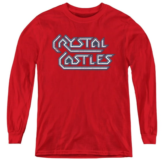 Atari - Crystal Castles Logo - Youth Long Sleeve Shirt - X-Large