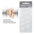 thumbnail image 3 of 10 Pcs Dômes, Accessoire de Dôme Basse à Double Évent Couche Simple Double Évent Dômes de Remplacement en Silicone pour Embouts d'Oreille Transparents MiniFit Remplacement Résonant, 3 of 7