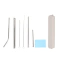 thumbnail image 4 of Perfect for Coffee & Milk Lovers ECO-Friendly Reusable Stainless Steel Straws with Cleaning Brush & Cloth, 4 of 8