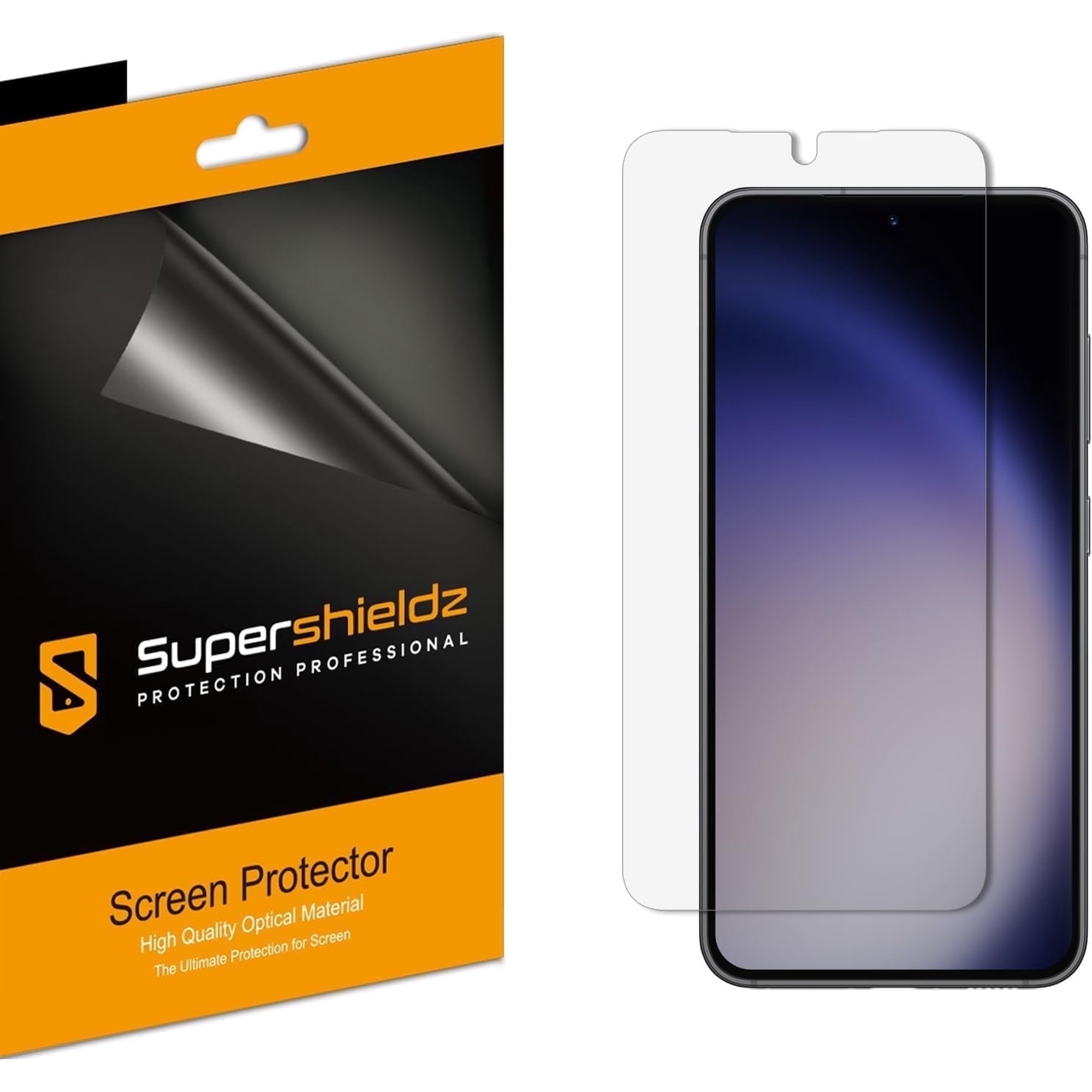 (3 Pack) Supershieldz Designed for Samsung Galaxy S24 / Galaxy S25 Screen Protector, High Definition Clear Shield (PET)