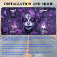 thumbnail image 3 of 1 Pcs 2D Flat License Plate Covers & Frames, Day of the Dead Girl For Decorative Front, Waterproof For Decoration Aluminum License Plate Covers & Frames Cover For Men Women, 12" X 6", 3 of 7